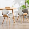 LuxeMetal Cushioned Dining Chair - Image 6
