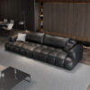 LuxeTrio Leather Sofa - Image 2