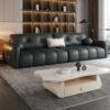 Opulence White Genuine Leather Sofa - Image 5