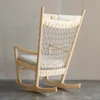 Classic Solid Wood Rocking Chair - Image 3