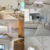 Luxury Wabi Sabi Furniture Cream White Modular Couch - Image 4