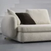 Luxe Comfort Beige Velvet Sofa - Image 2