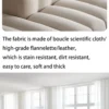 Luxury Wabi Sabi Furniture Cream White Modular Couch - Image 5