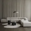 Luxury Wabi Sabi Furniture Cream White Modular Couch