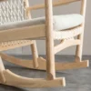 Classic Solid Wood Rocking Chair - Image 5