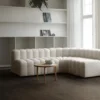 Luxury Wabi Sabi Furniture Cream White Modular Couch - Image 14