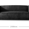 Jayhawk Leather Couch - Image 3