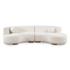 Octavia Curved 2-Piece Sectional Sofa