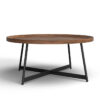 Xavier Industrial Round Coffee Table