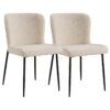 Elara Velvet Accent Dining Chair - Image 4