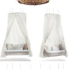 Hanging patio swings chair rattan day bed - Image 4