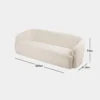 Pale 4-Seater Sofa - Image 9