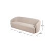 Pale 4-Seater Sofa - Image 13