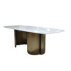 Vittoria Gold Dining Table with E-Marble Top - Image 3