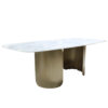 Vittoria Gold Dining Table with E-Marble Top - Image 2